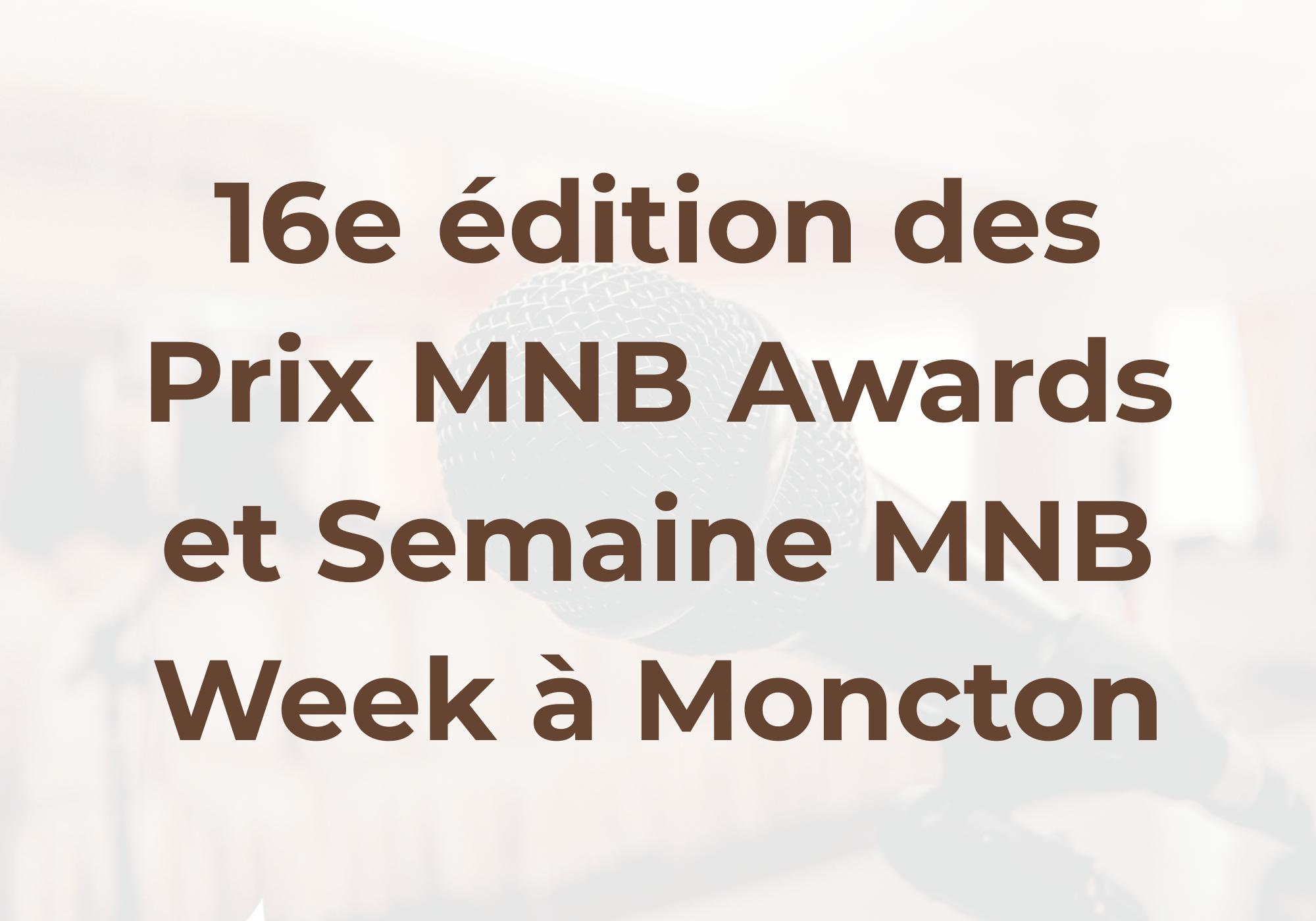 Micro Mnb Semaine MNB Week 2025 à Monctone - Franconnexion